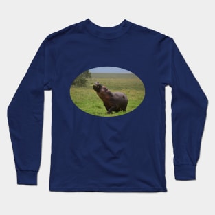 Happy Hippo Long Sleeve T-Shirt